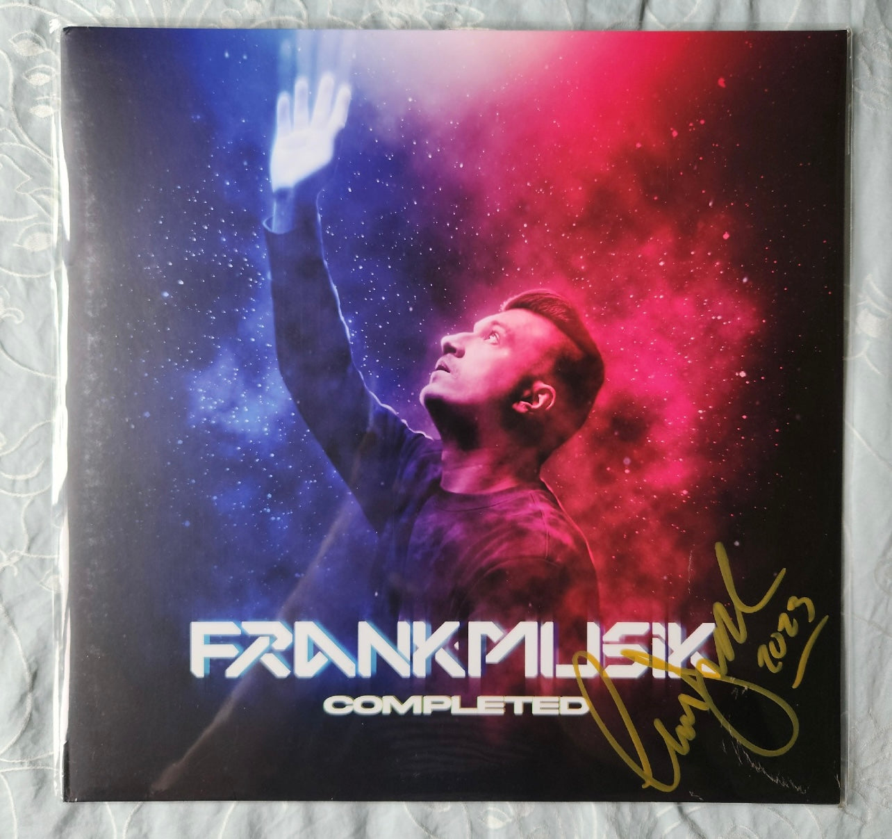 Frankmusik – Completed Signed Limited Edition Blue Vinyl LP