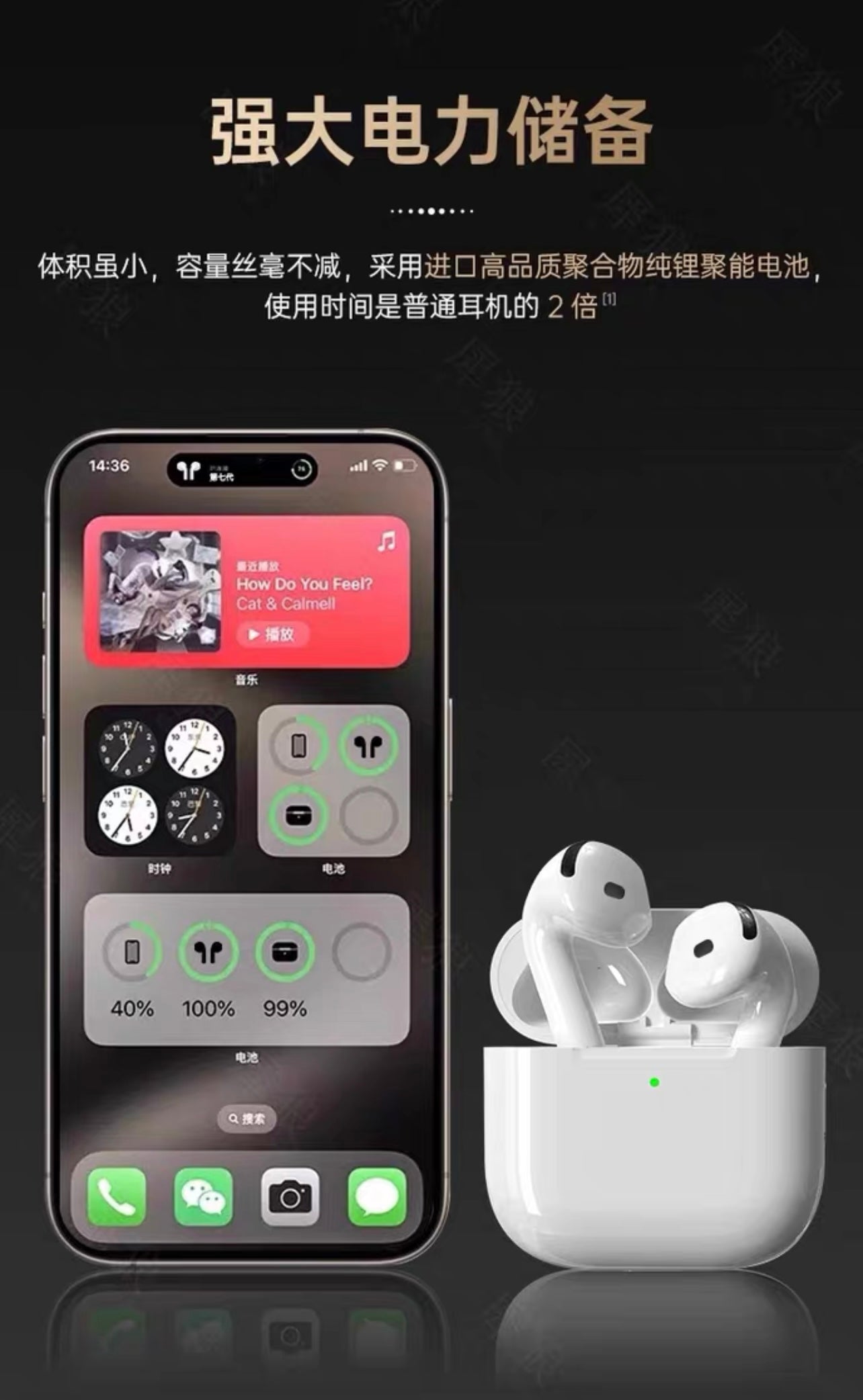 Bluetooth Earbuds – True Wireless 2024 High-Fidelity Sound 藍牙耳機 – 真無線2024高保真音質