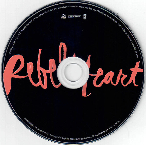 Madonna : Rebel Heart (CD, Album, Dlx)