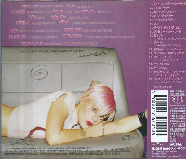 P!nk : M!ssundaztood (CD, Album, RE)