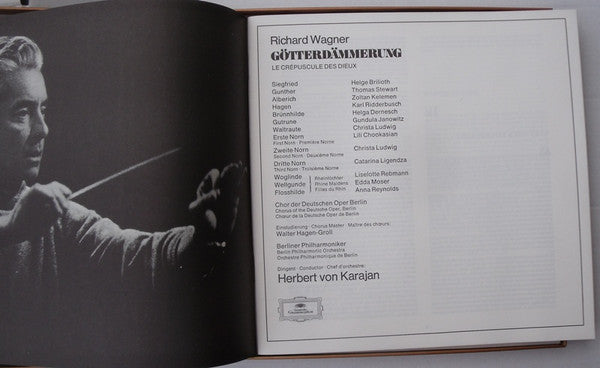 Wagner* - Berliner Philharmoniker, Herbert Von Karajan : Götterdämmerung (6xLP, RE + Box, RE)