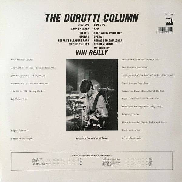 The Durutti Column : Vini Reilly (LP, Album)