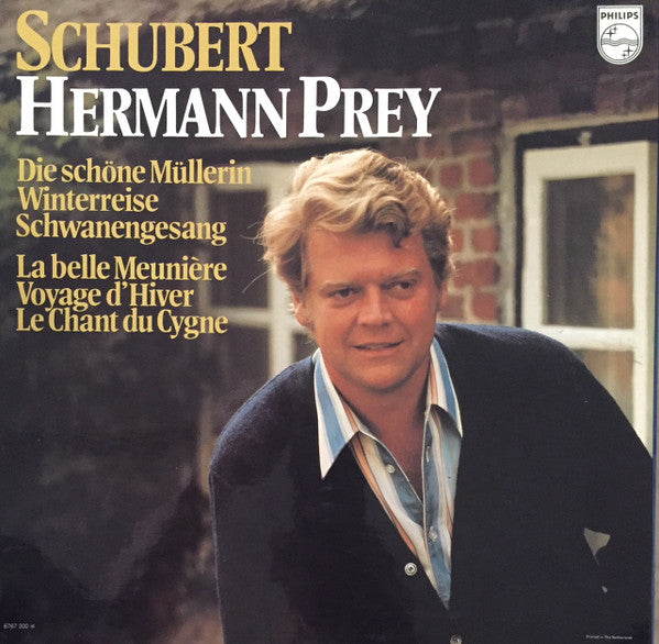 Schubert* : Hermann Prey : Die Schöne Müllerin = La Belle Meunière / Winterreise = Voyage D'Hiver / Schwanengesang = Le Chant Du Cygne (4xLP + Box)