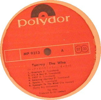 The Who : Tommy (2xLP, Album, RE, Gat)