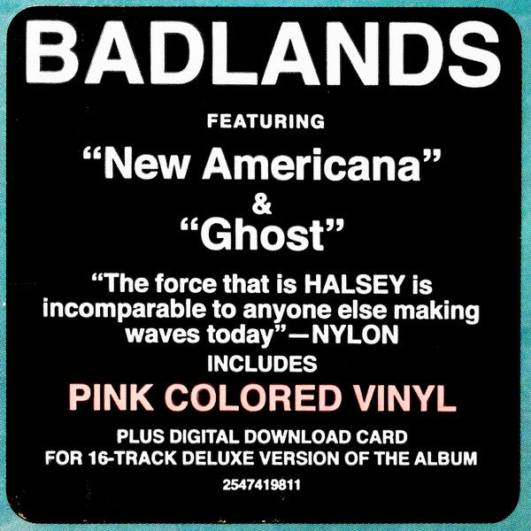 Halsey : Badlands (LP, Album, Pin)