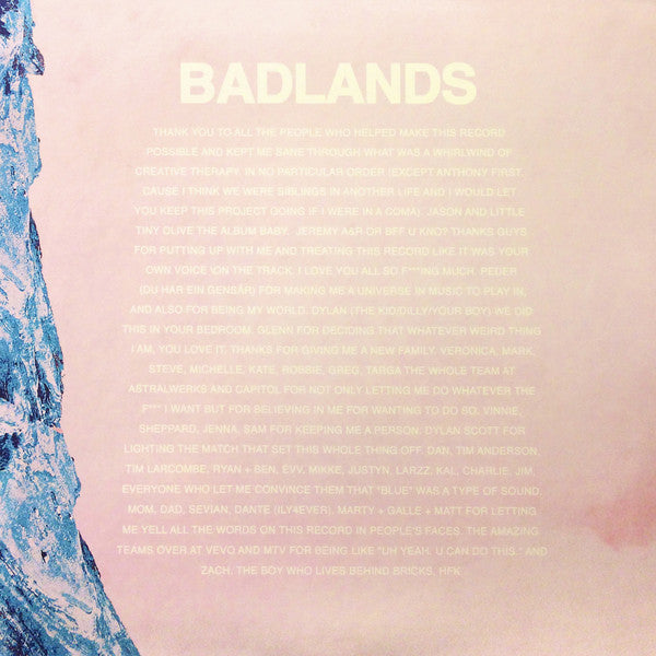 Halsey : Badlands (LP, Album, Pin)