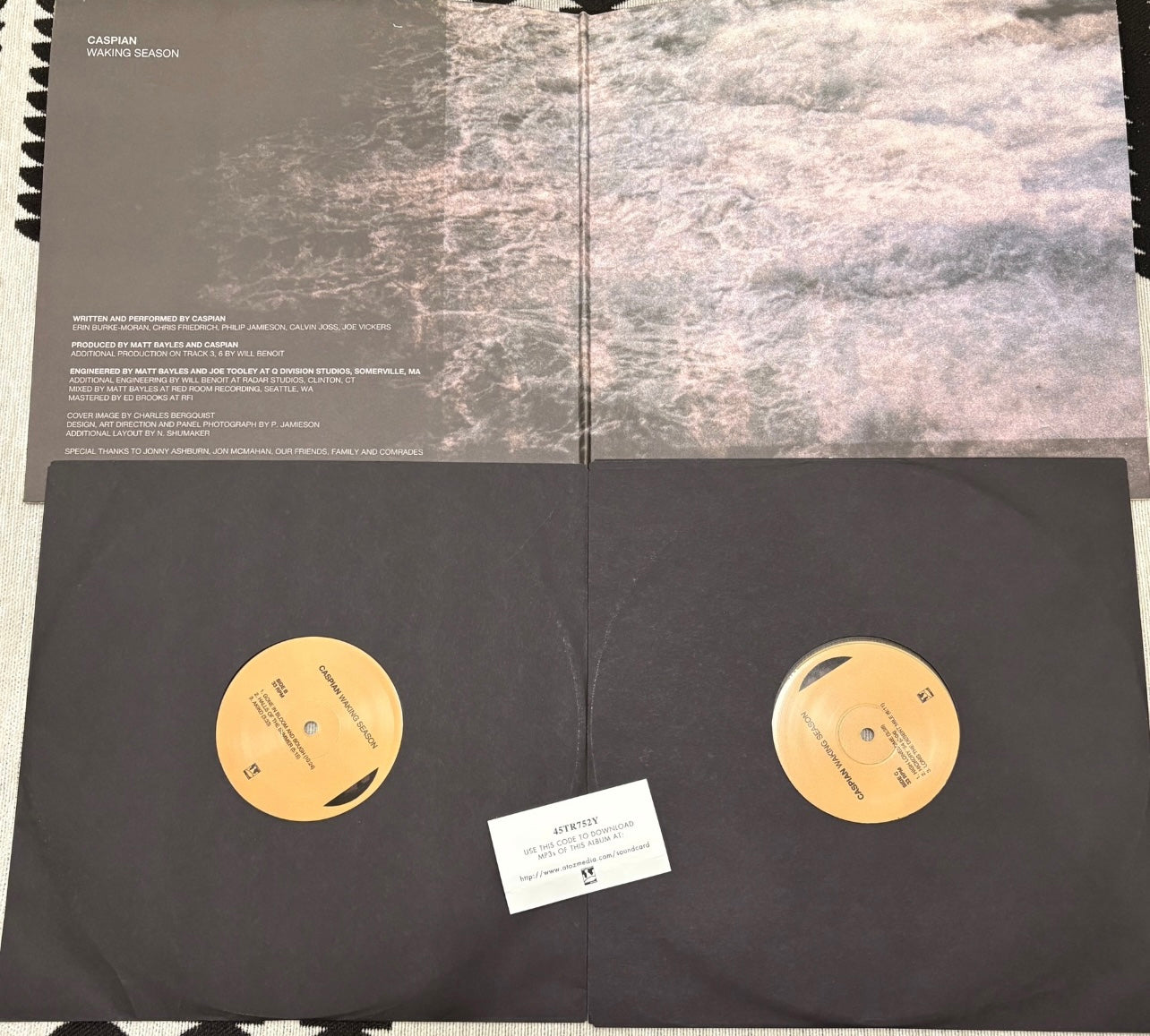 Caspian – Waking Season, Transparent Vinyl, 2LP (2012 US Pressing)