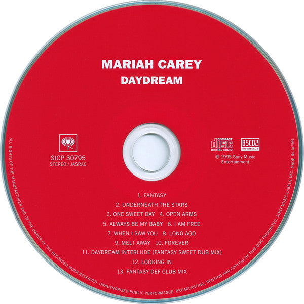 Mariah Carey : Daydream (CD, Album, RE, Blu)