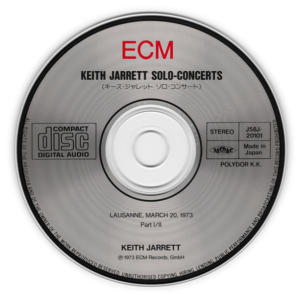 Keith Jarrett : Solo-Concerts: Bremen / Lausanne (2xCD, Album, RE)