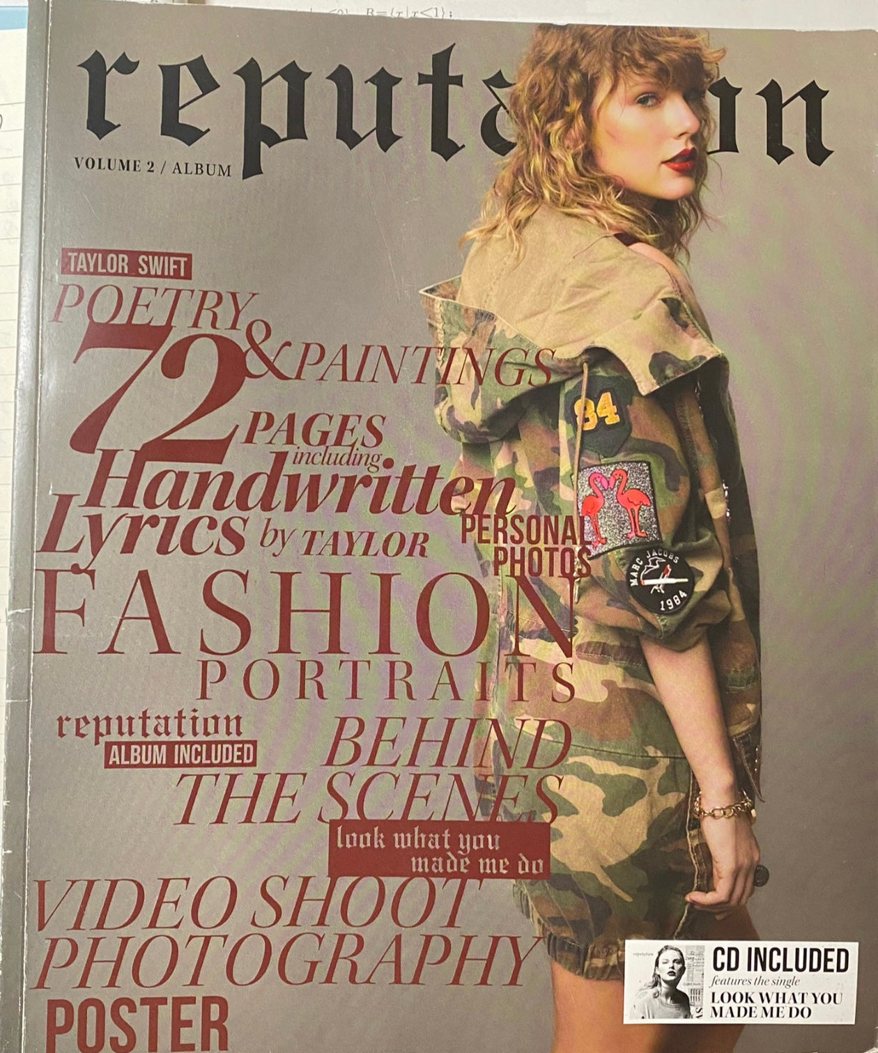 Taylor Swift Reputation Magazine 泰勒斯威夫特 名譽 專輯 雜誌