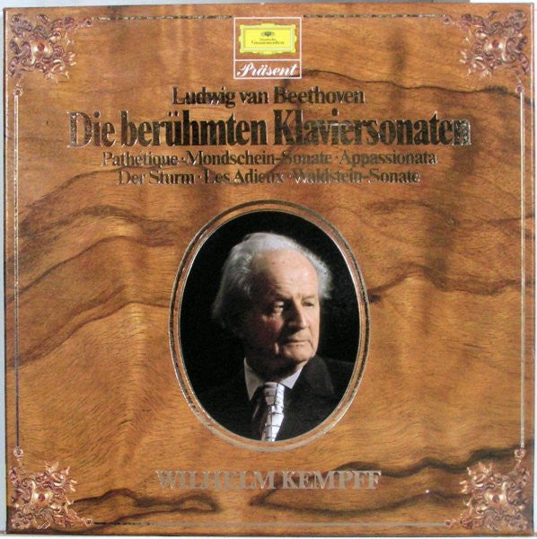 Ludwig van Beethoven - Wilhelm Kempff : Die Berühmten Klaviersonaten (2xLP + Box, Comp, RE)