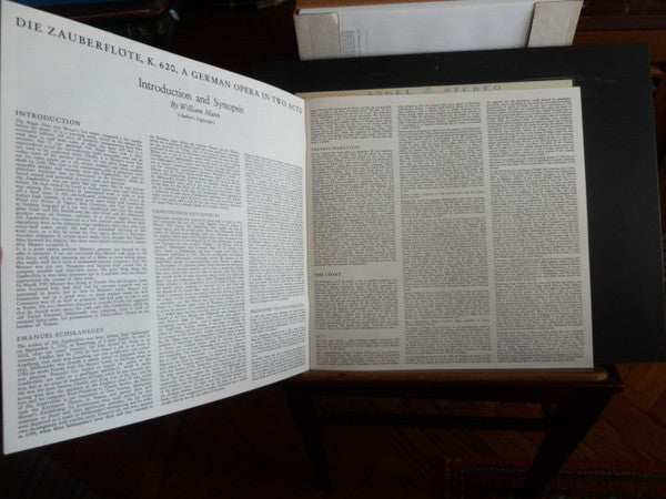 Wolfgang Amadeus Mozart / Nicolai Gedda ‧ Gundula Janowitz ‧ Walter Berry ‧ Ruth-Margret Pütz ‧ Gottlob Frick ‧ Lucia Popp ‧ Gerhard Unger ‧ Elisabeth Schwarzkopf ‧ Christa Ludwig ‧ Marga Höffgen ‧ Agnes Giebel, Anna Reynolds, Josephine Veasey, Franz Cras : The Magic Flute (3xLP, Aut + Box)