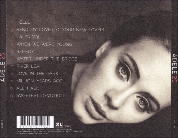 Adele (3) : 25 (CD, Album)