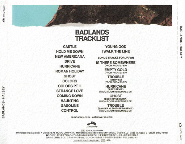 Halsey : Badlands (CD, Album, S/Edition)