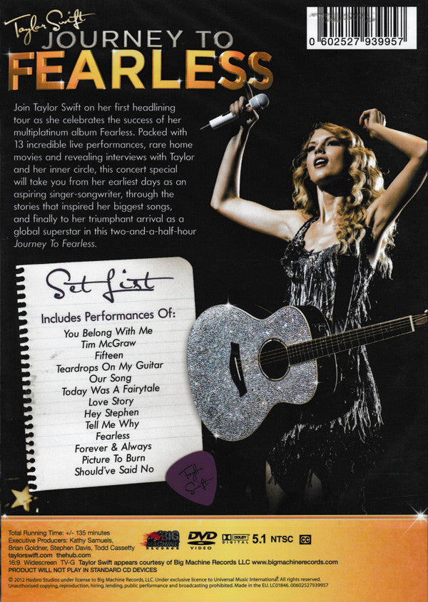 Taylor Swift : Journey To Fearless (DVD-V, Album, NTSC)