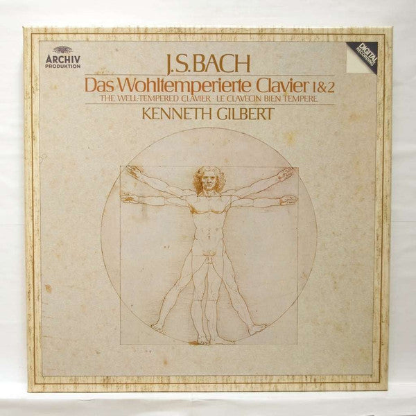 J.S. Bach*, Kenneth Gilbert : The Well-Tempered Clavier, 1 & 2 (5xLP, Box)