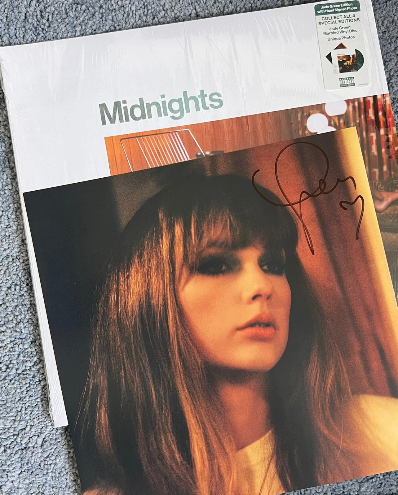 Taylor Swift – Midnights 全套彩膠簽名限量版