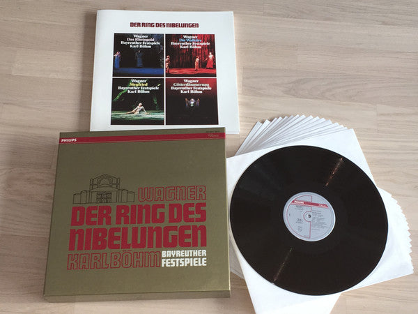 Wagner*, Karl Böhm : Der Ring Des Nibelungen (Bayreuther Festspiele) (16xLP, RE + Box)