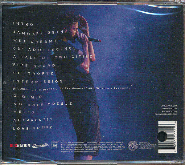 J. Cole : Forest Hills Drive Live (CD, Album)