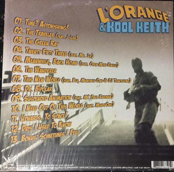 L'Orange & Kool Keith : Time? Astonishing! (LP, Album, RE, Ora)