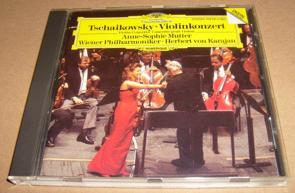 Pyotr Ilyich Tchaikovsky - Anne-Sophie Mutter, Wiener Philharmoniker • Herbert von Karajan : Violinkonzert (CD, RP)