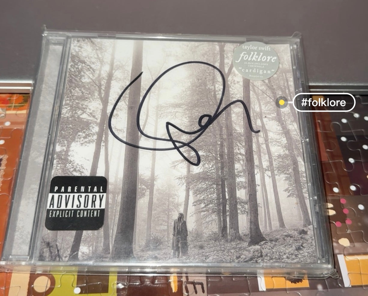 Taylor Swift - Signed Folklore CD (Brand New)