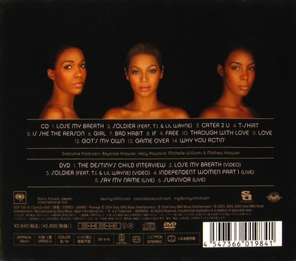 Destiny's Child : Destiny Fulfilled (CD, Album + DVD-V, NTSC + Ltd)