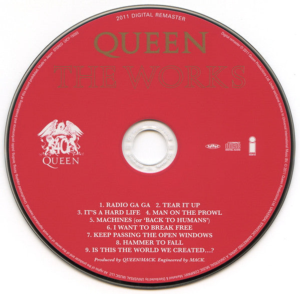 Queen : The Works (CD, Album, RE, RM, SHM)