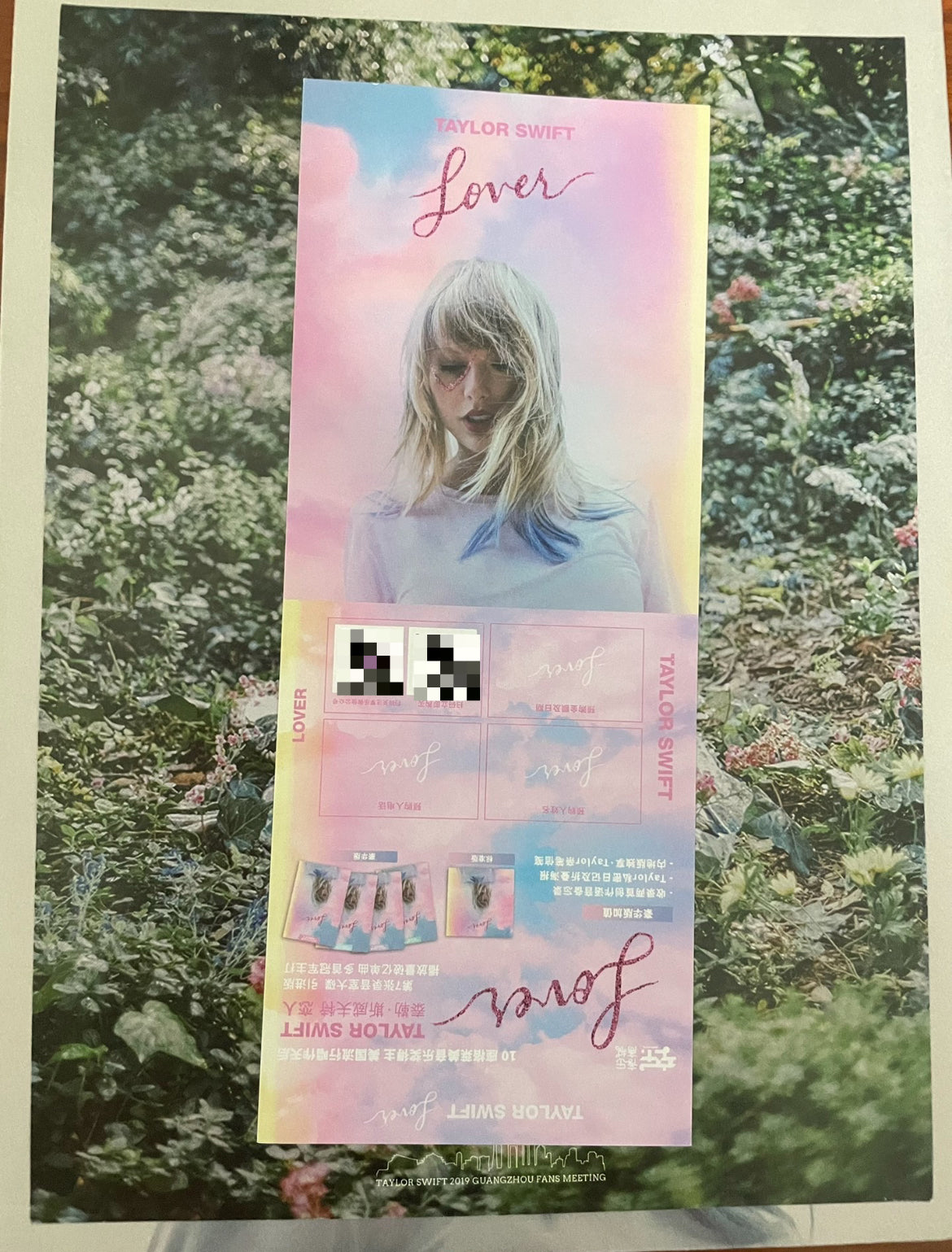 Taylor Swift - Lover Fan Meet Official Support Gift Set 泰勒·斯威夫特《Lover》粉絲見面會官方應援禮袋