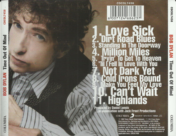 Bob Dylan : Time Out Of Mind (CD, Album)