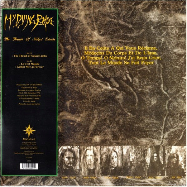 My Dying Bride : The Thrash Of Naked Limbs (12", EP, RE, 180)