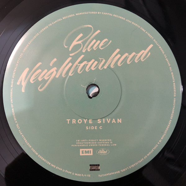 Troye Sivan : Blue Neighbourhood (2xLP, Album)