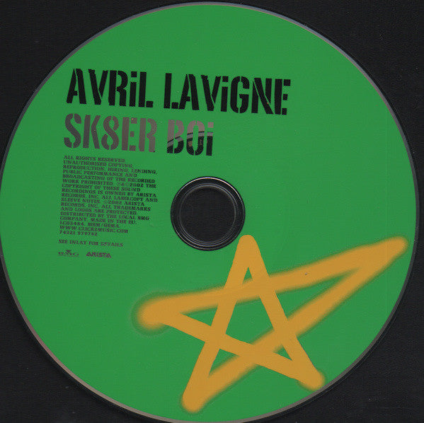 Avril Lavigne : Sk8er Boi (CD, Single, Enh)