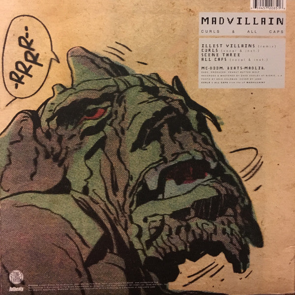 Madvillain : Curls & All Caps (12", Bla)