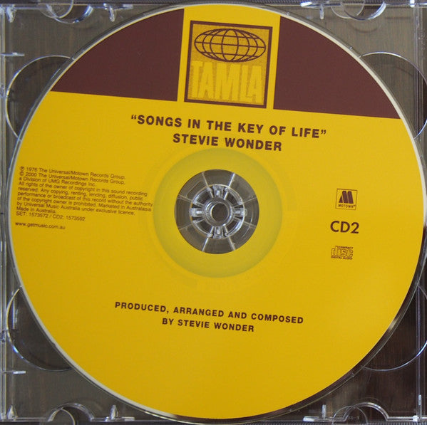 Stevie Wonder : Songs In The Key Of Life (2xCD, Album, RE, RM)