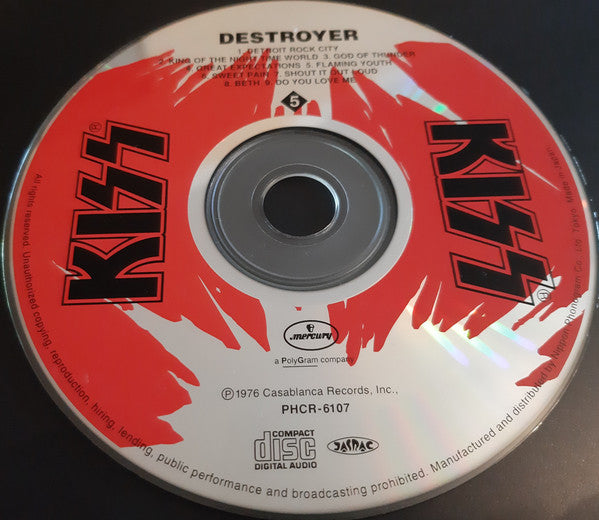 Kiss : Destroyer = 地獄の軍団  (CD, Album, RE)