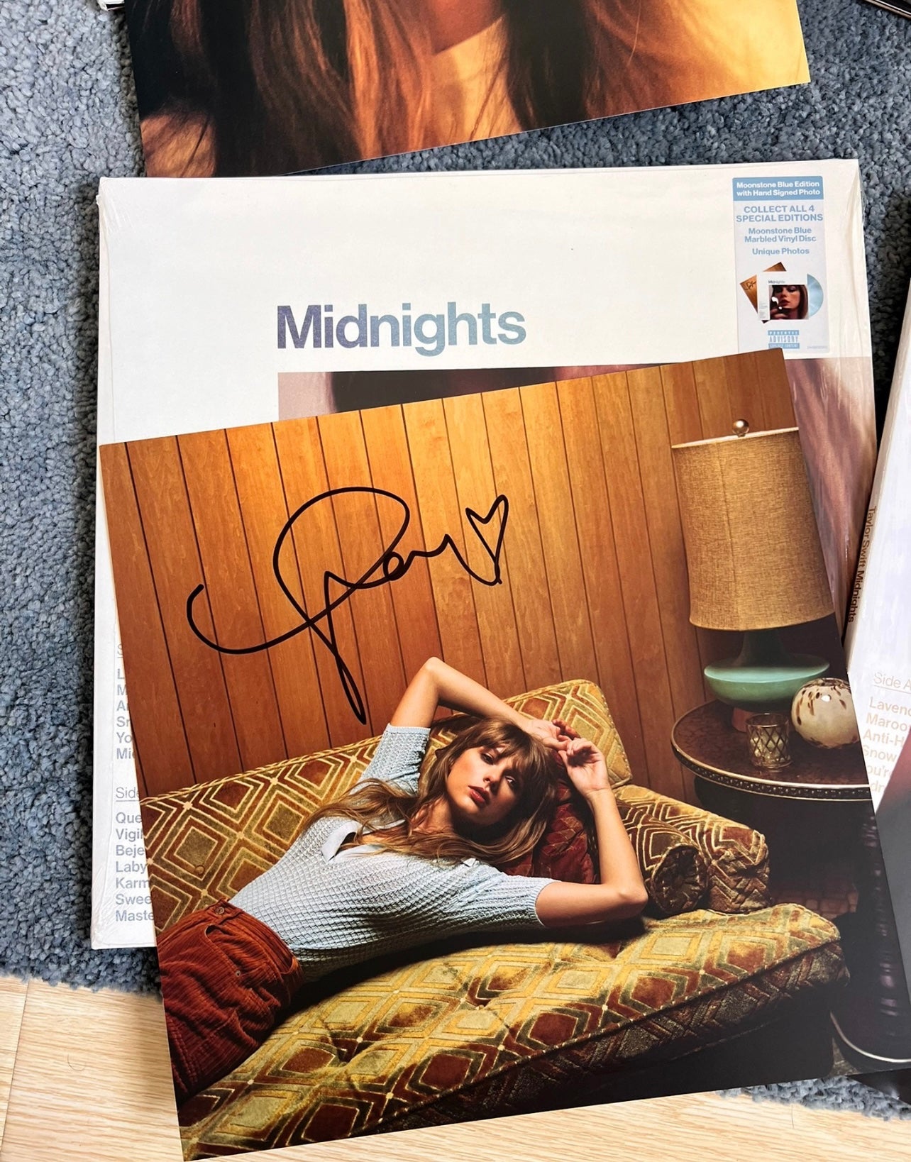 Taylor Swift – Midnights 全套彩膠簽名限量版