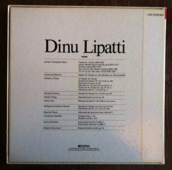 Dinu Lipatti : Dinu Lipatti (7xLP, Comp, Sma + Box)