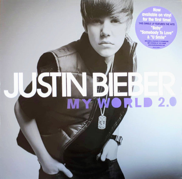 Justin Bieber : My World 2.0 (LP, Album, RE)