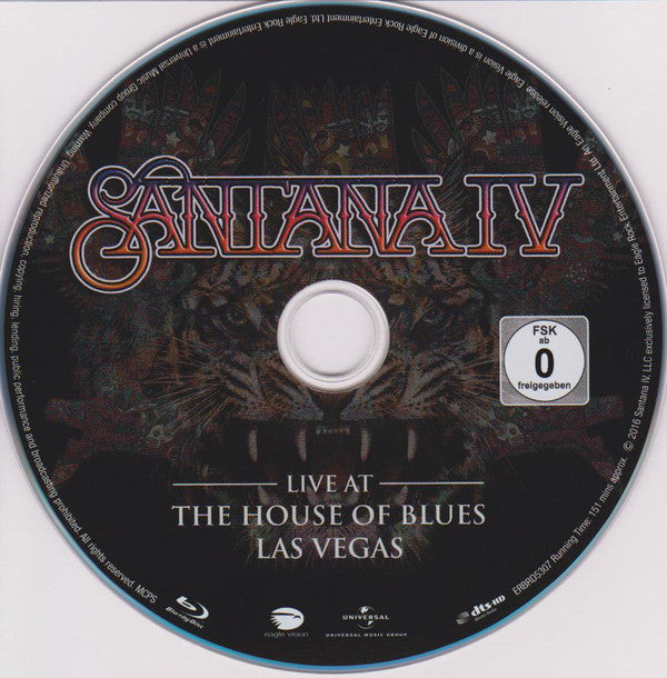 Santana : Santana IV - Live At The House Of Blues Las Vegas (Blu-ray, Multichannel)