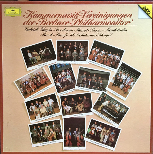 Kammermusik-Vereinigungen der Berliner Philharmoniker* : Kammermusik (5xLP + Box)