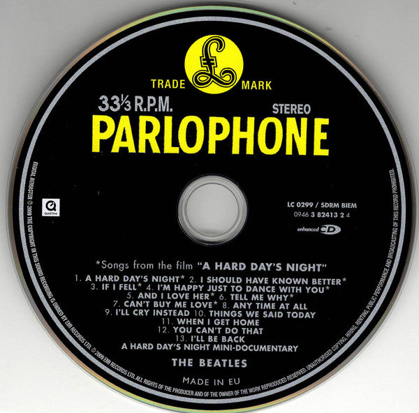 The Beatles : A Hard Day's Night (CD, Album, Enh, RE, RM)