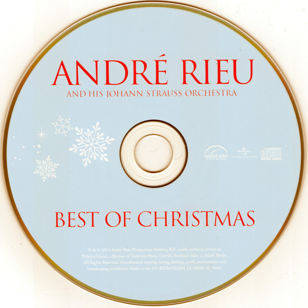 André Rieu And His Johann Strauss Orchestra* : Best Of Christmas (CD, Comp)