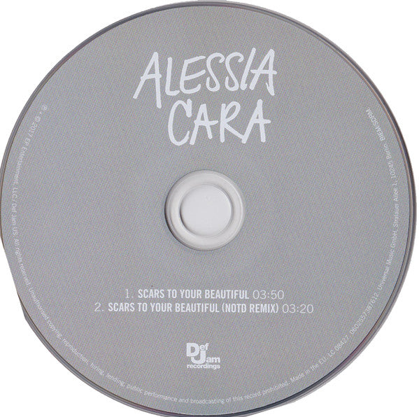 Alessia Cara : Scars To Your Beautiful (CD, Single)