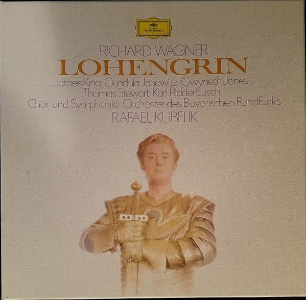 Wagner* - Chor* Und Symphonie-Orchester Des Bayerischen Rundfunks, James King (3), Gundula Janowitz, Gwyneth Jones, Thomas Stewart (2), Karl Ridderbusch, Rafael Kubelik : Lohengrin (5xLP, Album + Box)