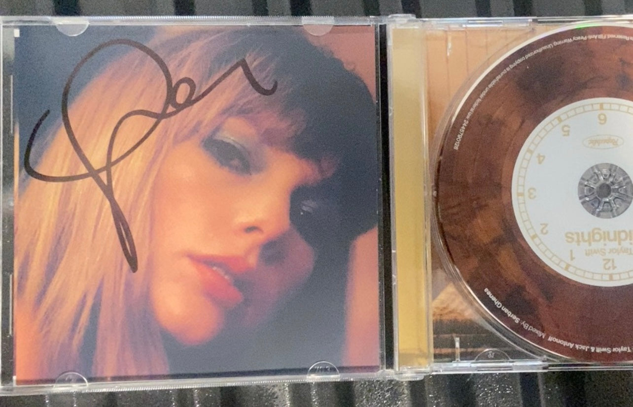 Taylor Swift - Midnights Signed CD (Mahogany Edition)