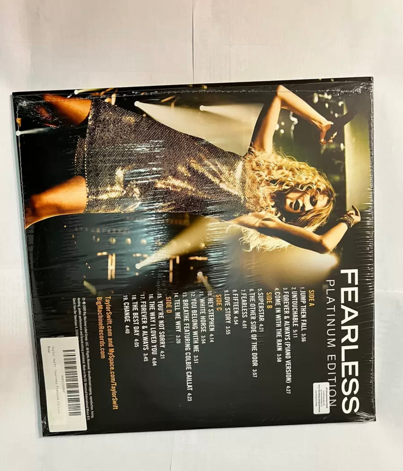 Taylor Swift – Fearless (Gold Transparent Vinyl, European Edition)