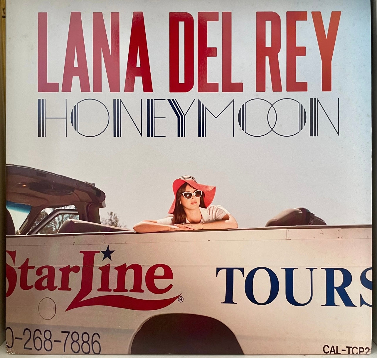 Lana Del Rey - Honeymoon 9th Anniversary Red Translucent Vinyl 2LP 拉娜·德芮《蜜月》九週年限量透明紅膠黑膠唱片