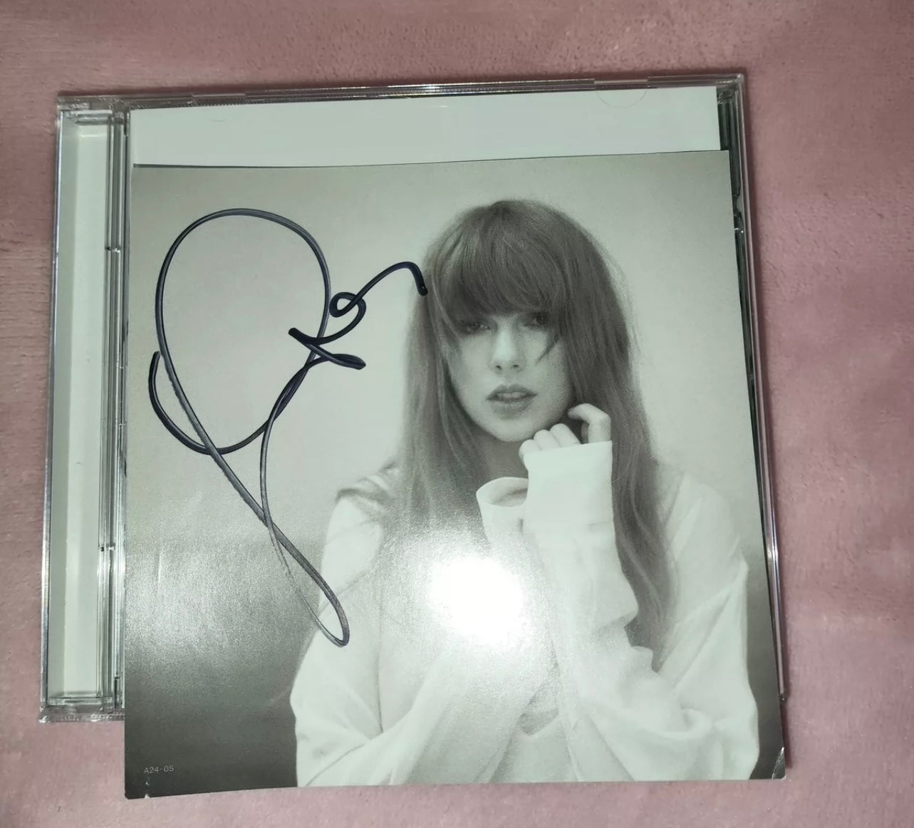 Taylor Swift Signed TTPD CD with Special Edition Paper Insert