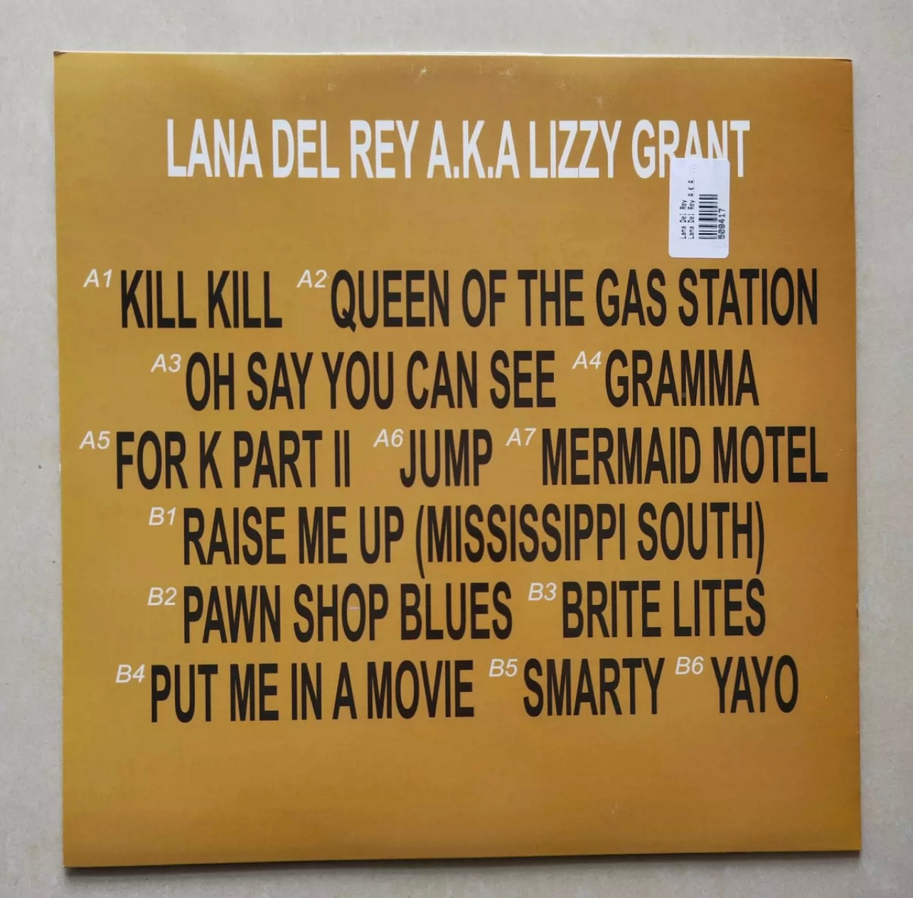 Lana Del Rey – A.K.A. Lizzy Grant Colored Vinyl (Bootleg)